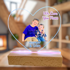 Custom Mothers day LED light, Children Gift to MOM, Nana, Grandma,Abuela,Gigi. Makes a beautiful gift for mothers day or birthday