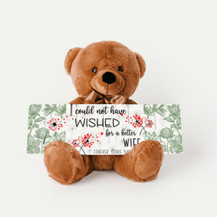 Wishes for Wife Sign, I could not wish for a better wife sign with personalization