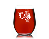 Wine Gift for Friends, the LOUD Friend Girl gang Funny Stemless wine glass 15 oz. Funny Christmas Gift for Girlfriends