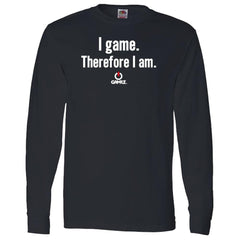 I Game Therefore I Am Gamer video gamer Shirt Hoodie Gift for Gamer Funny Video Shirt gamer girl gamer gift under 50 dollars