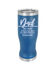 Personalized Beer Pint,Dad of the Year Again,Custom,Insulated Pilsner,Fathers Day,Funny Dad gift,Personalised tumbler,many colors options