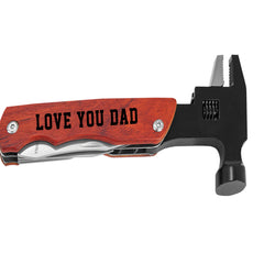 Engraved Dad Gift, Multi-function Hammer Multi-Tool, Great Fathers Day gift for him, Handyman gift, Personalized dad gift,gift for Husband