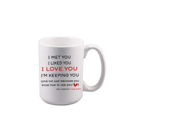 Cock is a Bonus Funny Lover drinkware Mug, Pilsner, Coffee mug, travel cup