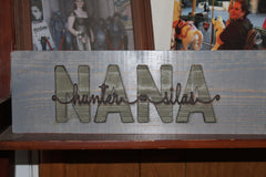 Wood Love Sign Personalized with Names, Laser Engraved Customized gifts, Unique and Special Valentines gift, anniversary, Wedding, birthday