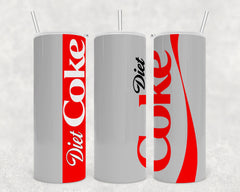 Diet Coke Skinny Tumbler 20 ounce for Diet Coke Lovers, 20 oz tumbler