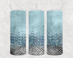 Personalized Beautiful Sparkly Skinny Tumbler 20 ounce Add some Bling to your drink! Gift for her, Birthday,