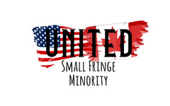 United Small Fringe Minority SVG PNG JPG, Canadian Convoy support, Fringe, Freedom Convoy 2022, Trucker Support