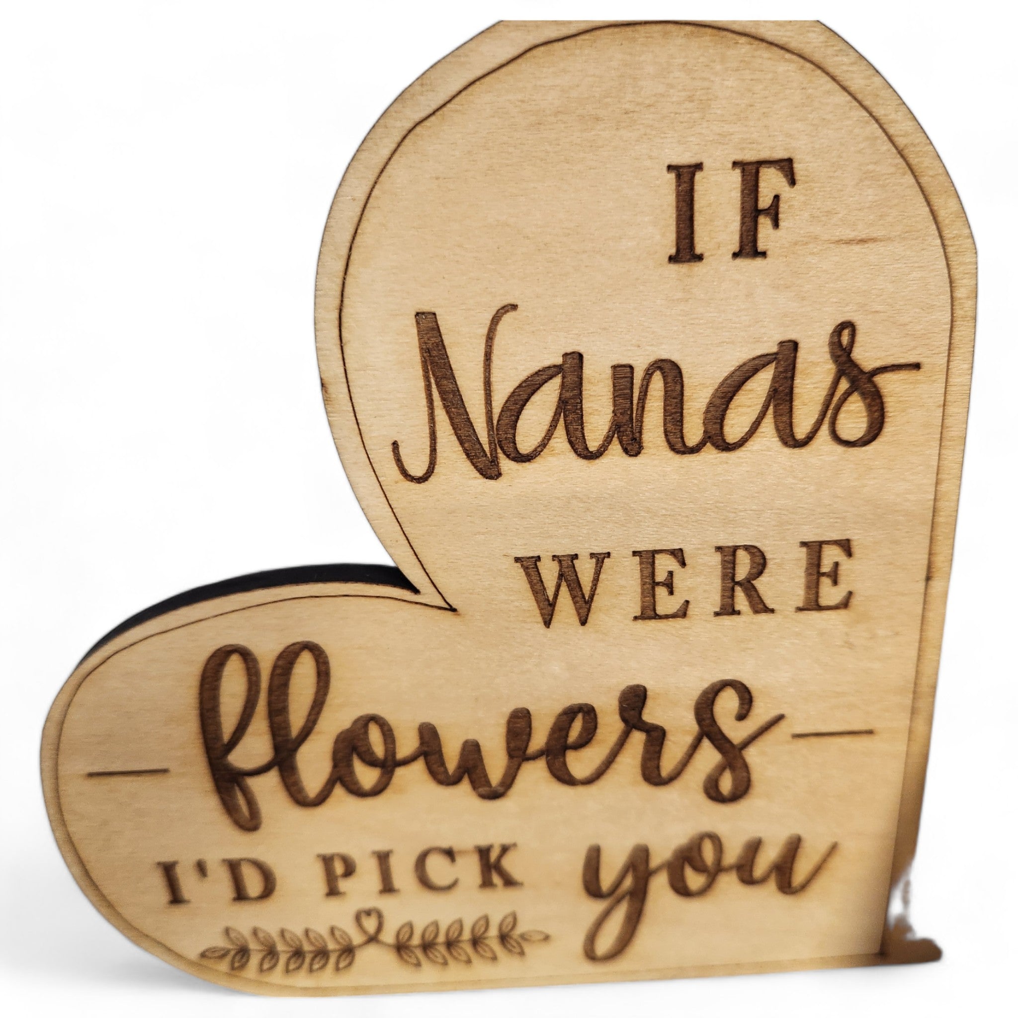 Mothers Day Bud Vase, Heart Bud Vase, If Moms were Flowers I'd pick you Quote personalized with names