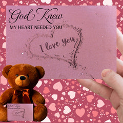 Teddy Bear with Love Note, Personalized