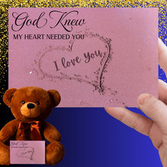 Teddy Bear with Love Note, Personalized