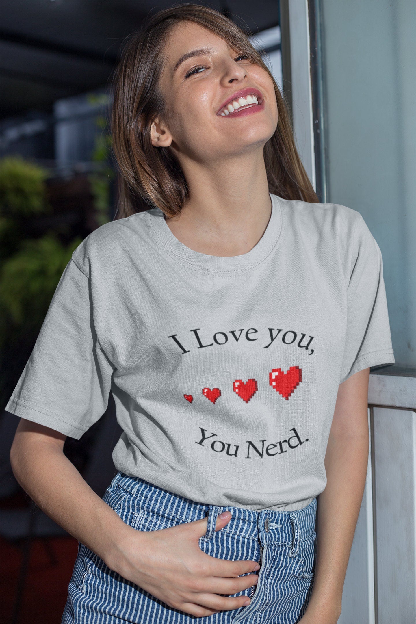 I LOVE YOU Nerd Geek Love Nerdy Gifts Nerd Shirt Gift for Nerdy and Geekery folks with humor