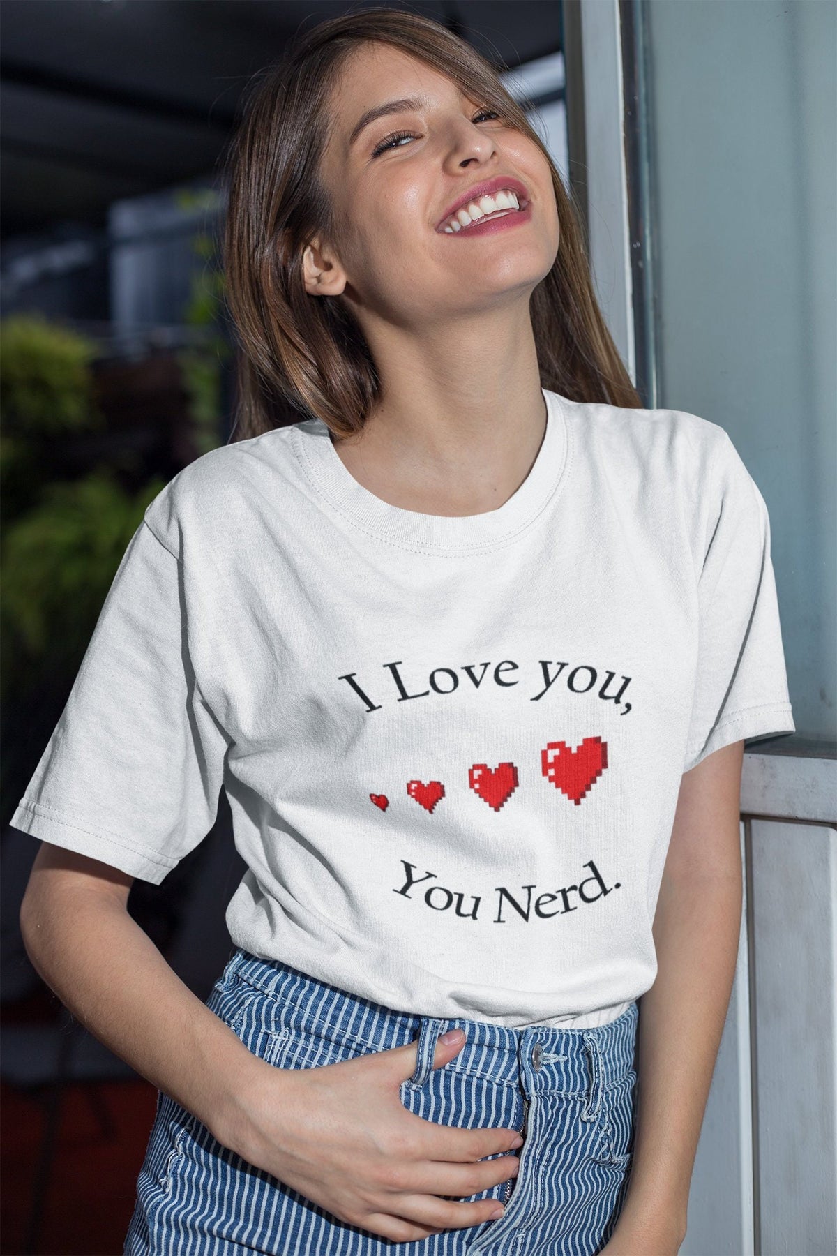 I LOVE YOU Nerd Geek Love Nerdy Gifts Nerd Shirt Gift for Nerdy and Geekery folks with humor