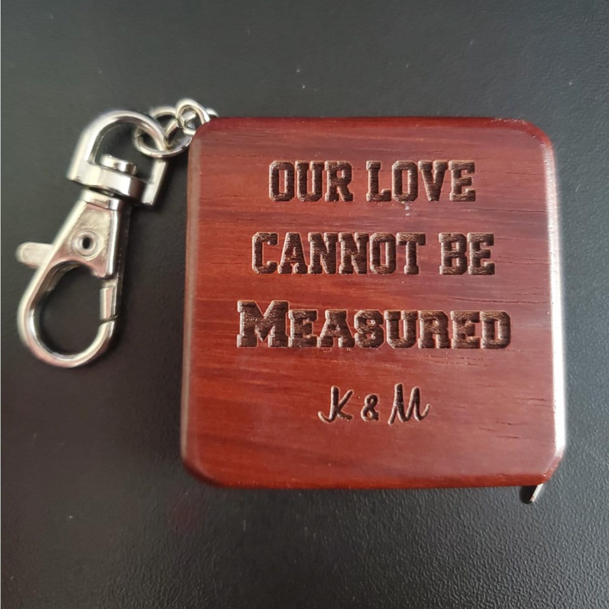 Special for Hannah Engraved Tape Measure Keychain