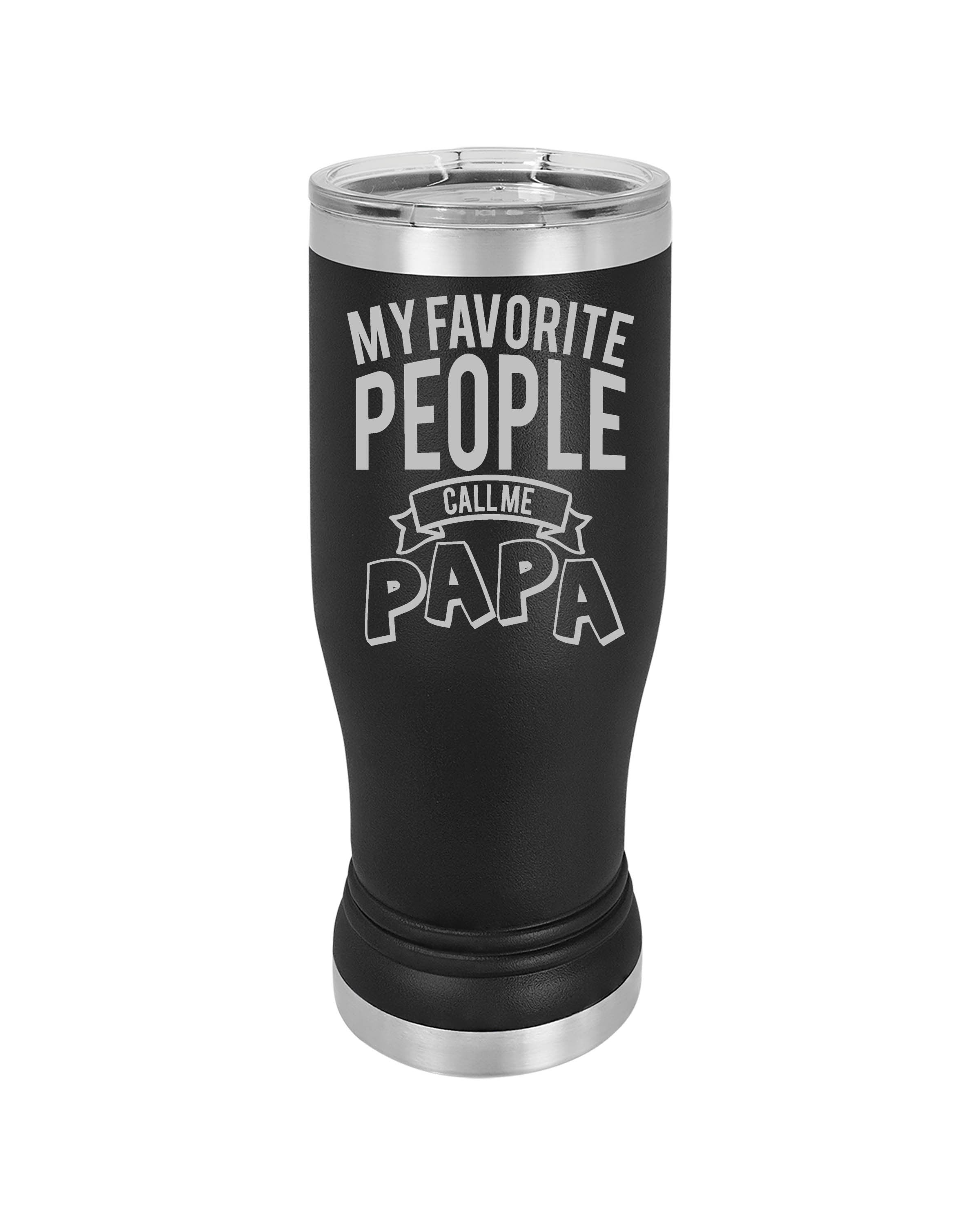 Personalized Beer Pint, Custom,Insulated 20 oz Pilsner Tumbler,DILF, Devoted Involved Loving Father, Fathers Day,Funny Dad gift,Personalised