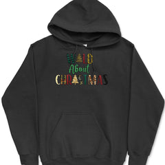 Wild about Christmas -Soft Unisex Hoodie, Christmas Sweatshirt, Holiday shirt, Christmas gift, Gift for her, Winter Hoodie pullover