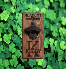 Custom Wooden Bottle Opener, Personalized with anything to make a Unique Gift for Dad, Groomsmen, Groom, Friend, Brother, Sister,