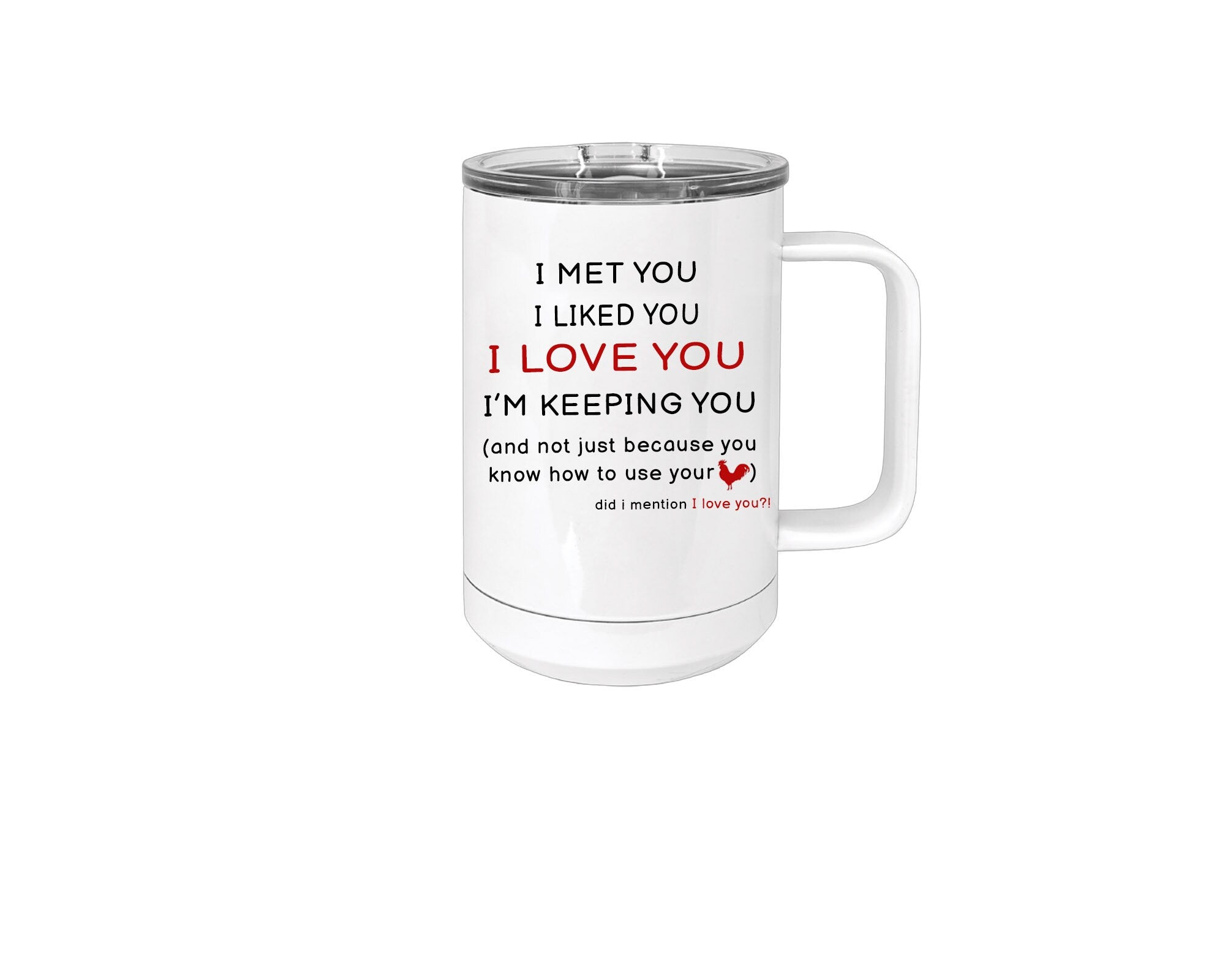 Cock is a Bonus Funny Lover drinkware Mug, Pilsner, Coffee mug, travel cup