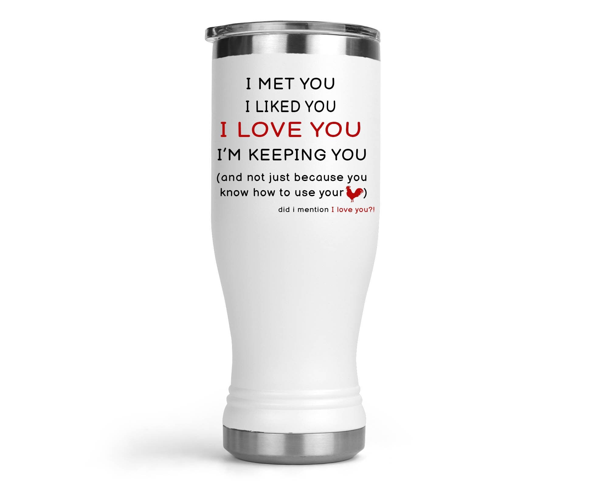 Cock is a Bonus Funny Lover drinkware Mug, Pilsner, Coffee mug, travel cup