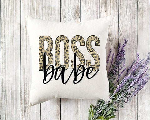 Boss Babe Pillow,