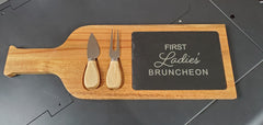 Personalized Cheese Board With Utensils, Slate Charcuterie Board, House Warming, Wine Lover, Anniversary Gift, Wedding, Christmas, corporate