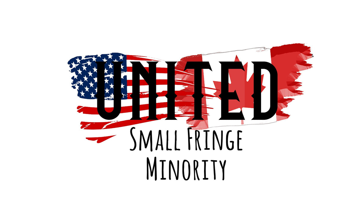 United Small Fringe Minority  SVG PNG JPG, Canadian Convoy support, Fringe, Freedom Convoy 2022, Trucker Support