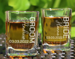 Customized Shot Glasses, Personalized Shot Glasses, Groomsman Gift, Barware gift, Wedding Gift, Coworker Gift, Christmas